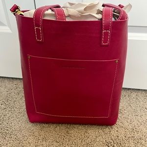 Portland Leather Goods Full-size Crossbody Hibiscus- New